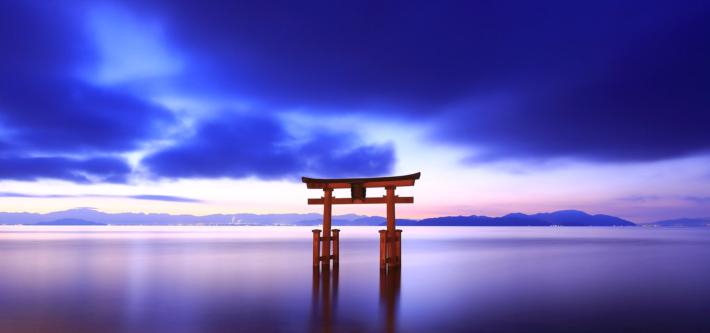 湖北の朱影。 (滋賀県高島市