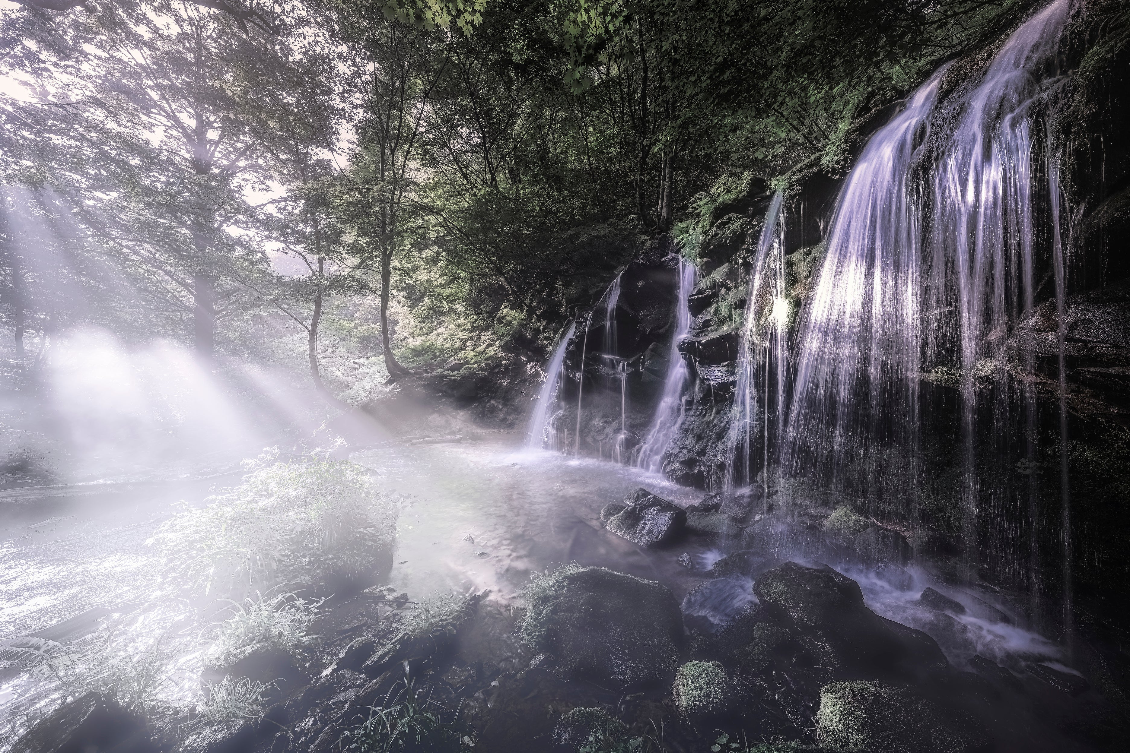 The boundary line of light. (Shinonsen Town, Hyogo Prefecture